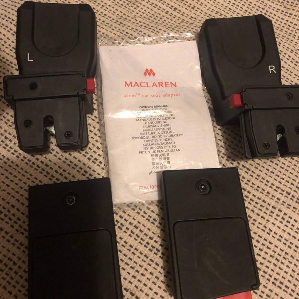 Car seat adapters for Maclaren Atom stroller